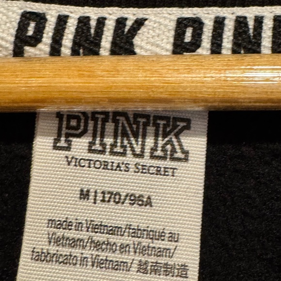 Victoria's Secret PINK Black Sweatshirt - Picture 6 of 7